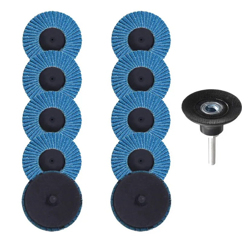 

Flat Grinding Disc Lock 2 Wheels Flap Flap Quick Inch Inch Sanding Roll Disc Grinding Wheels 1/4 Change Holder Disc