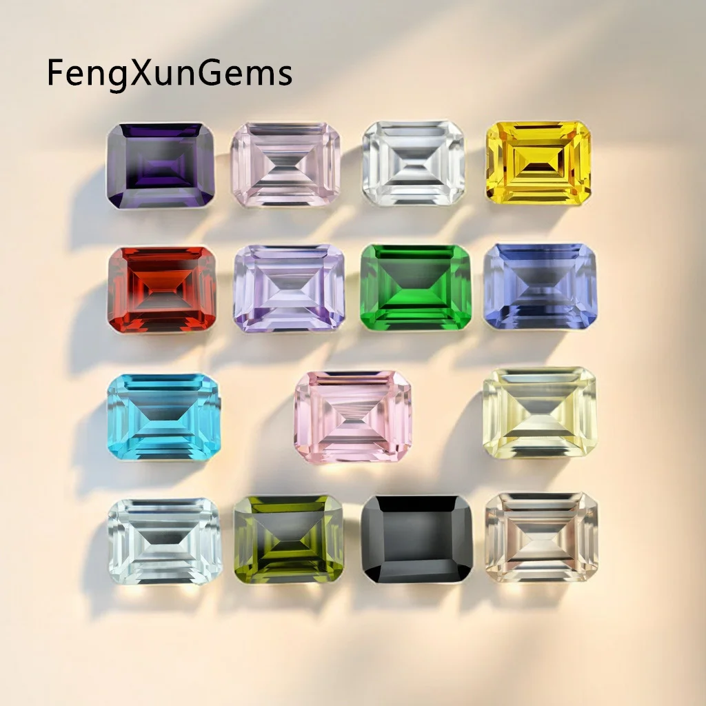 3x5 ~ 10x14 мм багет свободный камень CZ лучшее качество изумрудной огранки кубический