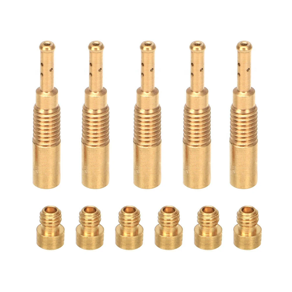 

Brand New Main Jets Kit Pilot Jet Kit 35 38 40 42 45 For Carb Gold Larger