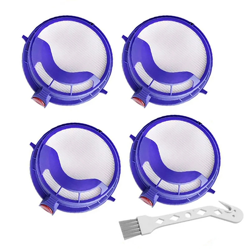

4 Pcs Post-Motor HEPA Filters Compatible For Dyson DC25,Replacement Filter Kit Fits All DC25 Spare Parts