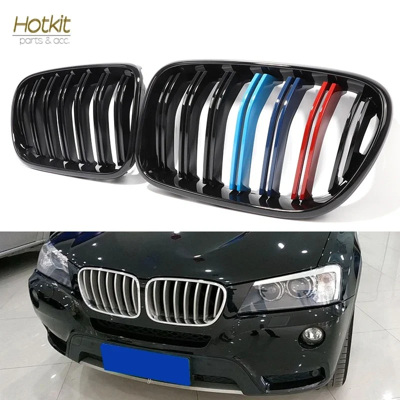 

Предварительная решетка F25, черное остекление ///M, решетка радиатора переднего бампера для BMW X3 F25 Pre-LCI 2010-2013