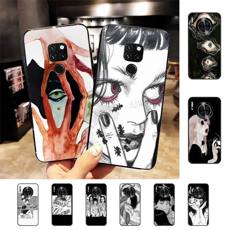 

Horror Manga Style Phone Case for Samsung A51 A30s A52 A71 A12 for Huawei Honor 10i for OPPO vivo Y11 cover