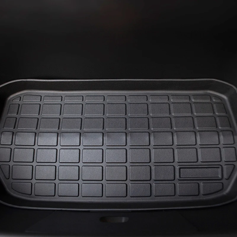 

New Model Y Tesla 2021 Car Trunk Mat TPE For Tesla Model Y Accessories Waterproof Protective Pads Cargo Trunk Tray Floor Mat