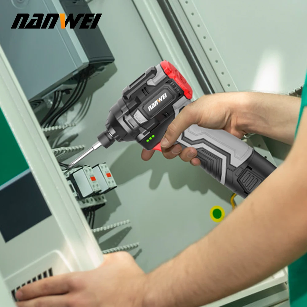 Шуруповерт ударный бесщеточный с литий-ионным аккумулятором 16 8 нм