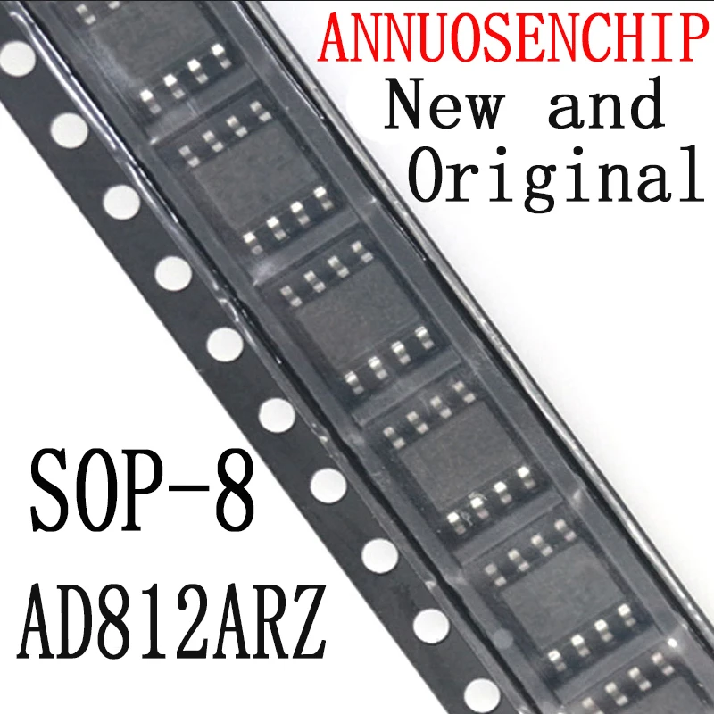 Новые и оригинальные SOP8 AD812 SOP AD812AR SOP-8 AD812ARZ, 10 шт. Новые и оригинальные SOP8 AD812 SOP AD812AR SOP-8 AD812ARZ, 10 шт.