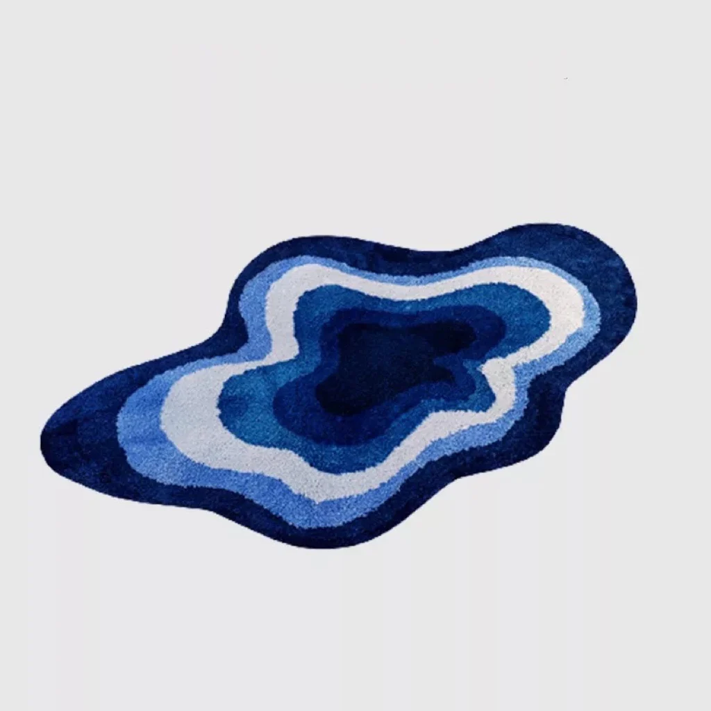 

2022 Home Cloud Shaped Carpet Nordic INS Style Bedroom Bathroom Doorway Floor Tufted Rug Super Soft Cozy Non Slip Mat 80X120