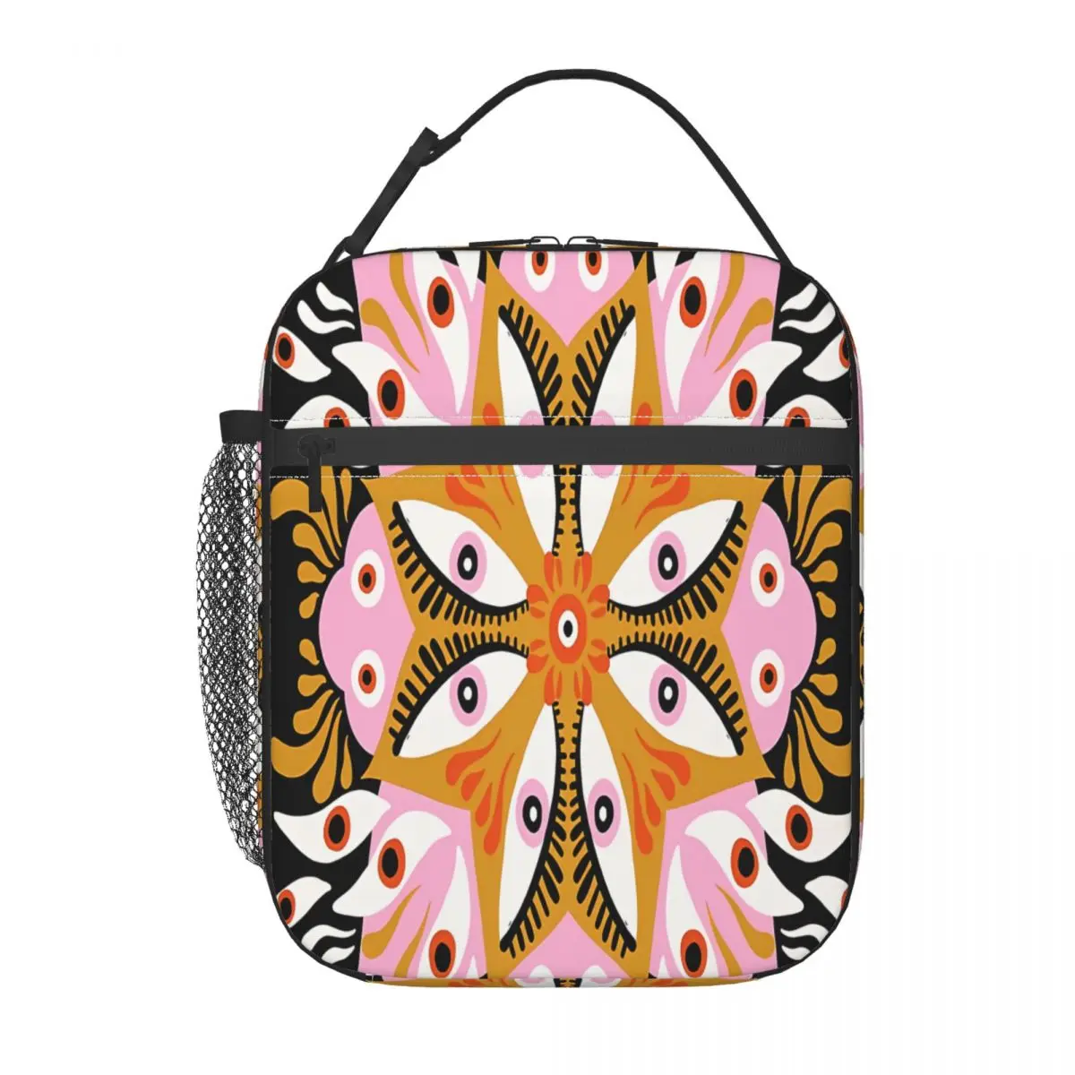 

Теплоизолированная Сумка-тоут для ланча с изображением мандалы и сглаза