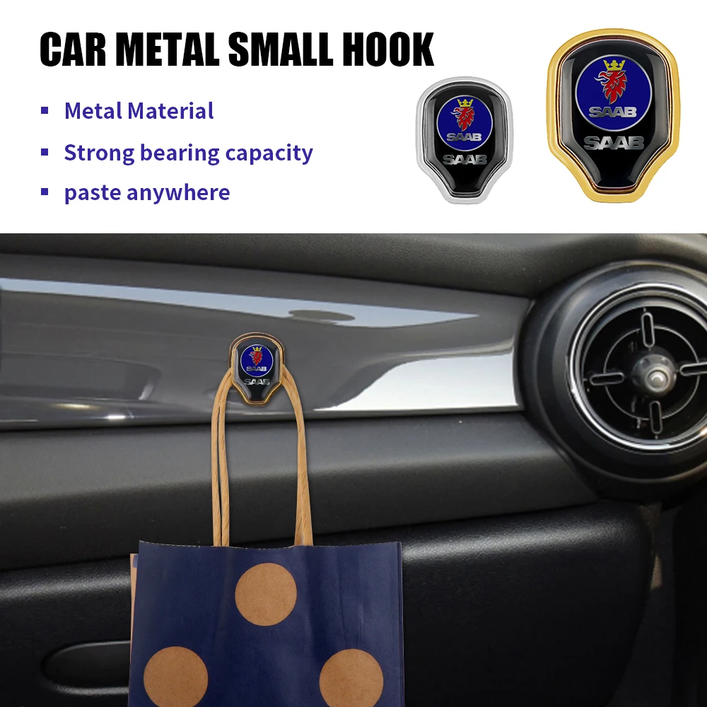 

2pcs Metal Car Hooks Stickers Organizer Hanger Holder Accessories For Scania K250 K280 K310 K320 K400 K440 K490 SERIE F G P S