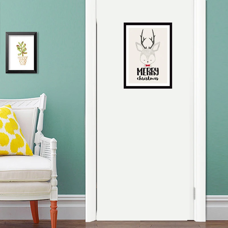 Наклейки на стену в скандинавском стиле с изображением животных