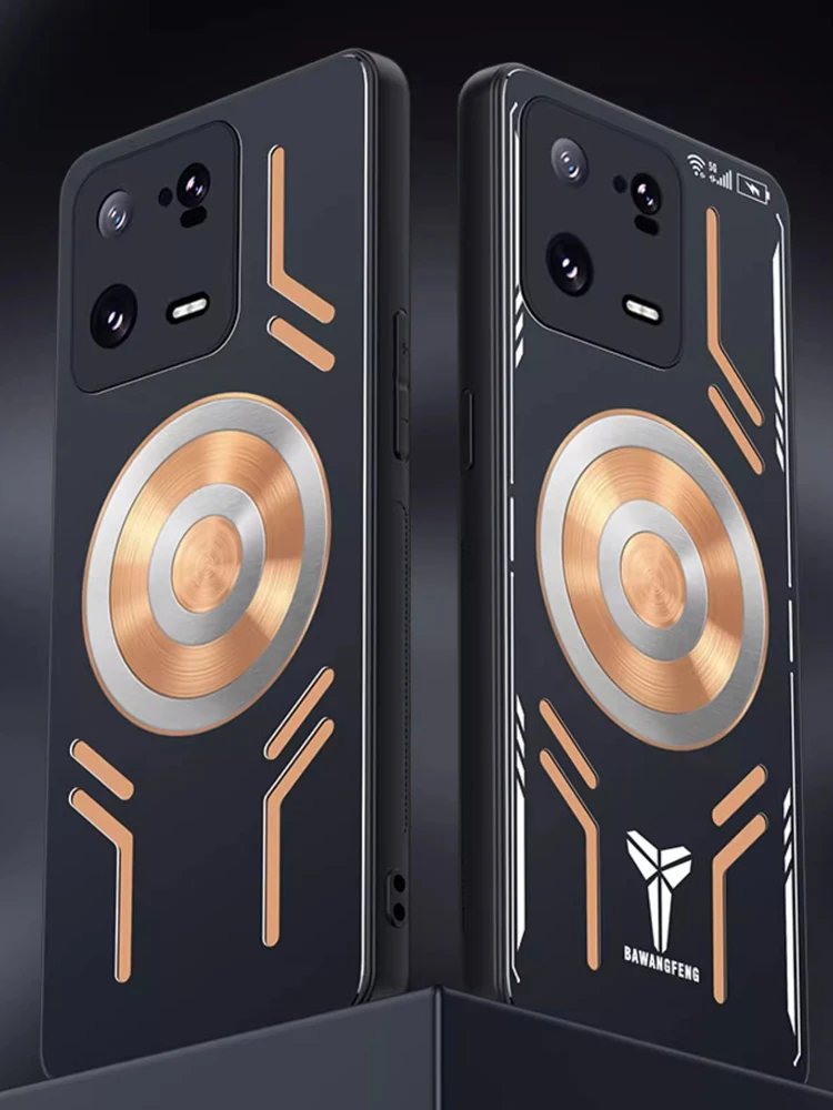 

Newest Aluminum Alloy Heat Dissipation Case For Mi 13 Pro 12X 12S 12 Pro 11 Ultra Case Graphene Cooling Red Copper Metal Cover