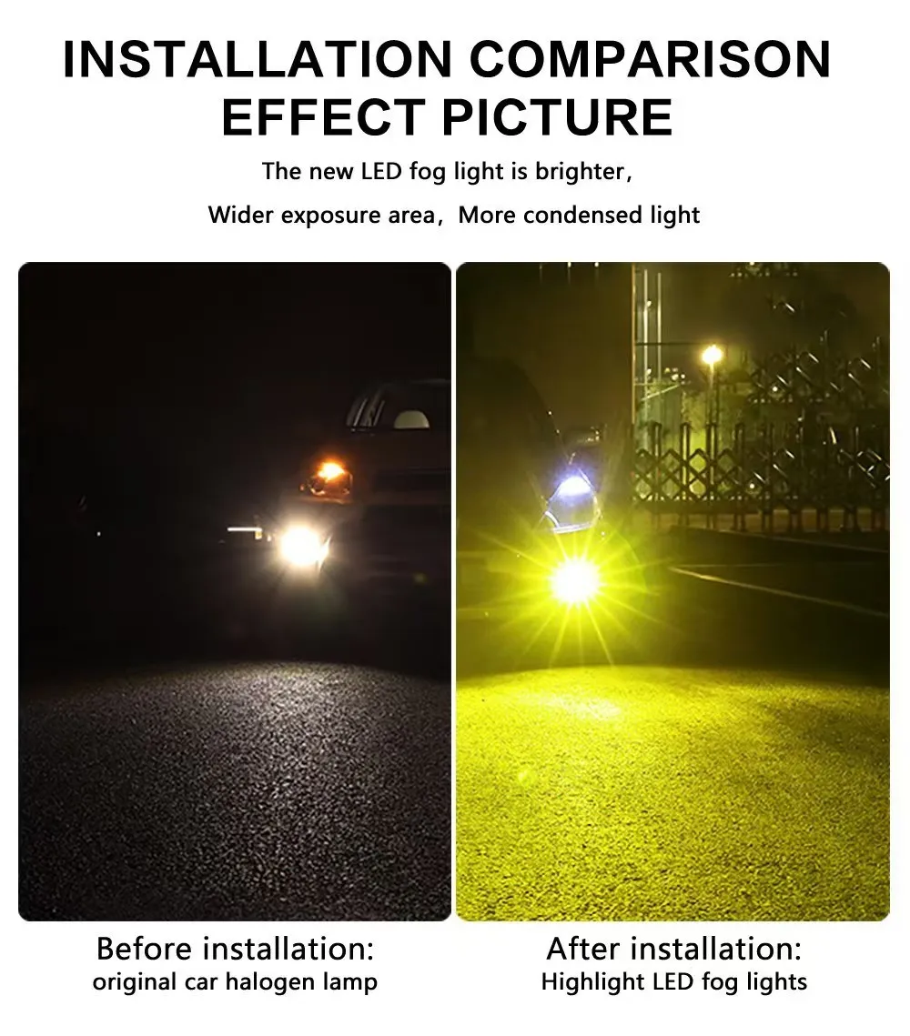 

2 шт., Автомобильные противотуманные фары, 10-30 в, 35 Вт, 3000-6000 К