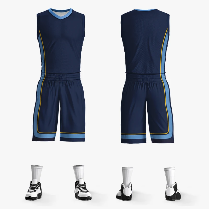 Basketball Sets For Men Custom Team Name Number Full Sublimation Printed Jerseys Shorts Quickly Dry Training Tracksuits Unisex