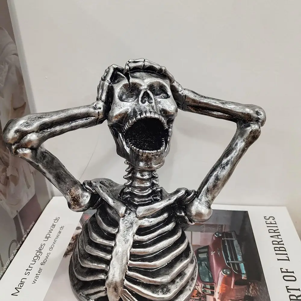 

Сумасшедшее украшение в виде черепа, украшение из смолы для праздника, вечевечерние НКИ, интерьера, украшение из страха