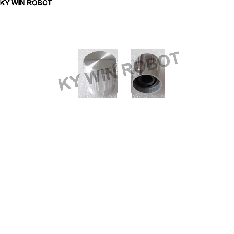 

5PCS/LOTS Thickened fine workmanship aluminum alloy silver cut wire 15*18MM flower shaft hole potentiometer knob volume cap