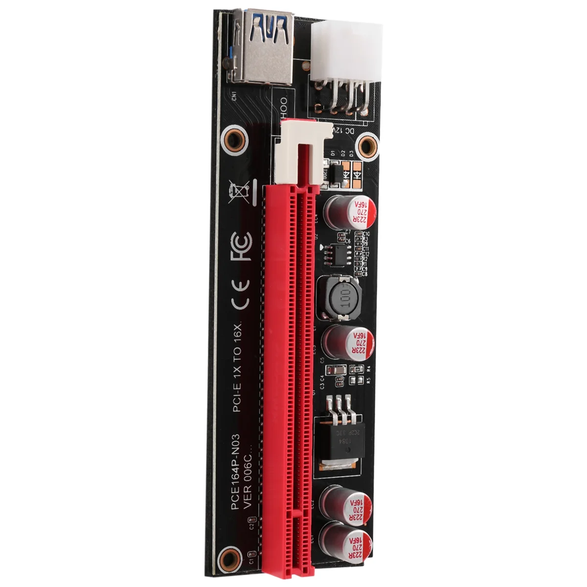 Mini PCIe to PCI Express 16X Riser для ноутбука Внешняя видеокарта BTC Miner MPCIe PCI-E Slot Mining Card
