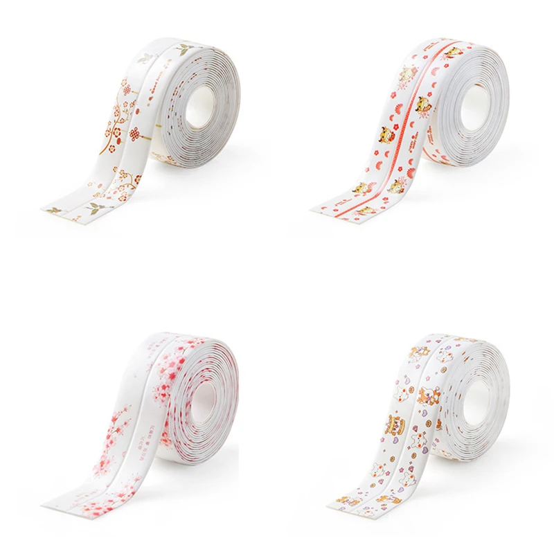 

Различные узоры, настенные угловые наклейки, водонепроницаемая практичная фотогерметичная лента, самоклеящиеся аксессуары для кухни и ван...