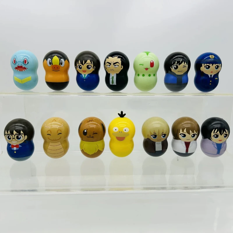 Фото Фигурка Bandai Pokémon Coonuts Mini Peanut Roly Poly, коллекционная аниме-фигурка, украшение для рабочего стола для коллекционеров аниме-товаров. №1