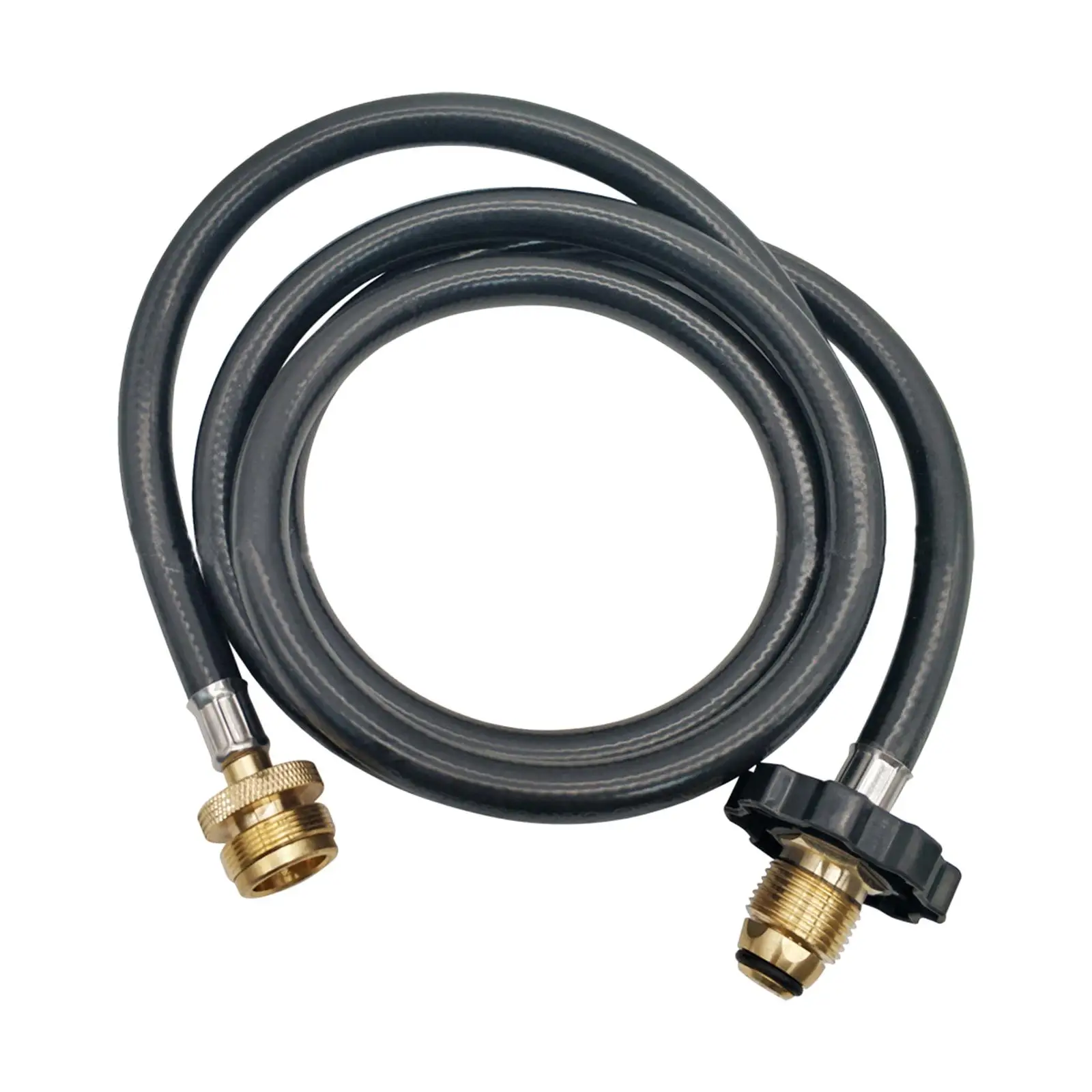 

Propane Adapter with Hose 1lb to 20lb Converter Replace Gas Tank Connector for Portable Heater Outdoor BBQ Tabletop Grills