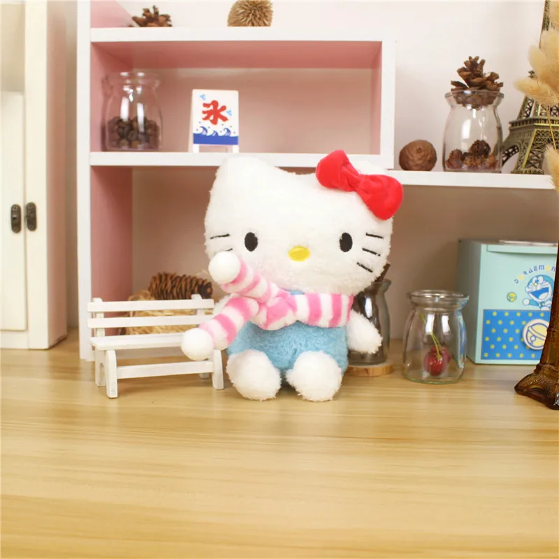 

Hello Kitty Plush Toy Cute Pudding Dog Laurel Dog Melody Scarf Dress Up Plush Doll Toy Birthday Gift