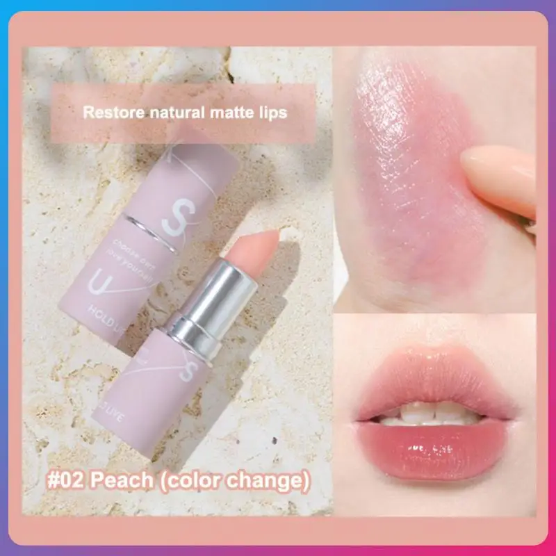

ELECOOL Colors Ever-changing Lipstick Lip Balm Lip Stick Long Lasting Hygienic Moisturizing Lipstick Anti Aging Makeup Lip Care