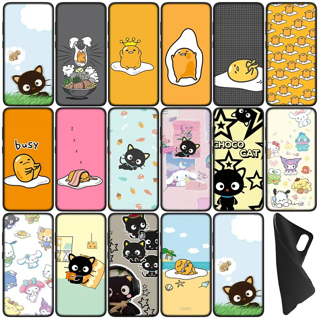 Chococat Choco Cat Gudetama Egg чехол для телефона Samsung Galaxy A13 A71 A21S A22 A73 A42 A02 A11 A70 A72 A03 гибкий