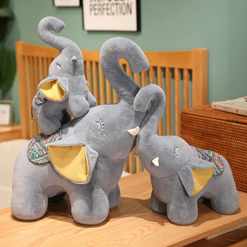 

30/40cm Cute Stuffed Animals Elephant Plush Toys Baby Kids Cartoon Dumbo Elephant with Wings Dolls Kids Birthday Gift