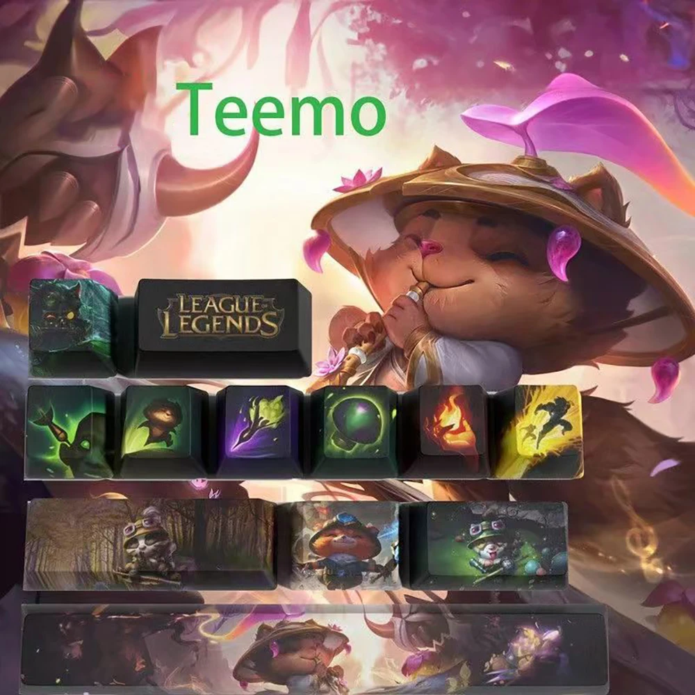 Xerath League of Legends милый мультяшный игровой персонаж клавиатура настольное украшение