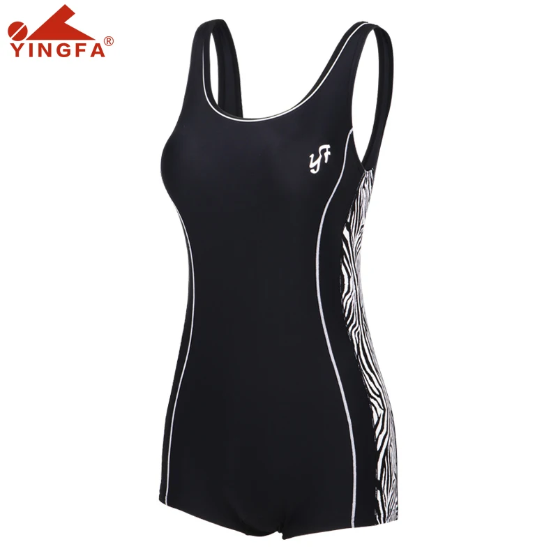 

Yingfa One Piece Swimsuit Women's 2022 New Large Size Sports Conservative Hot Spring Women Swimwear
