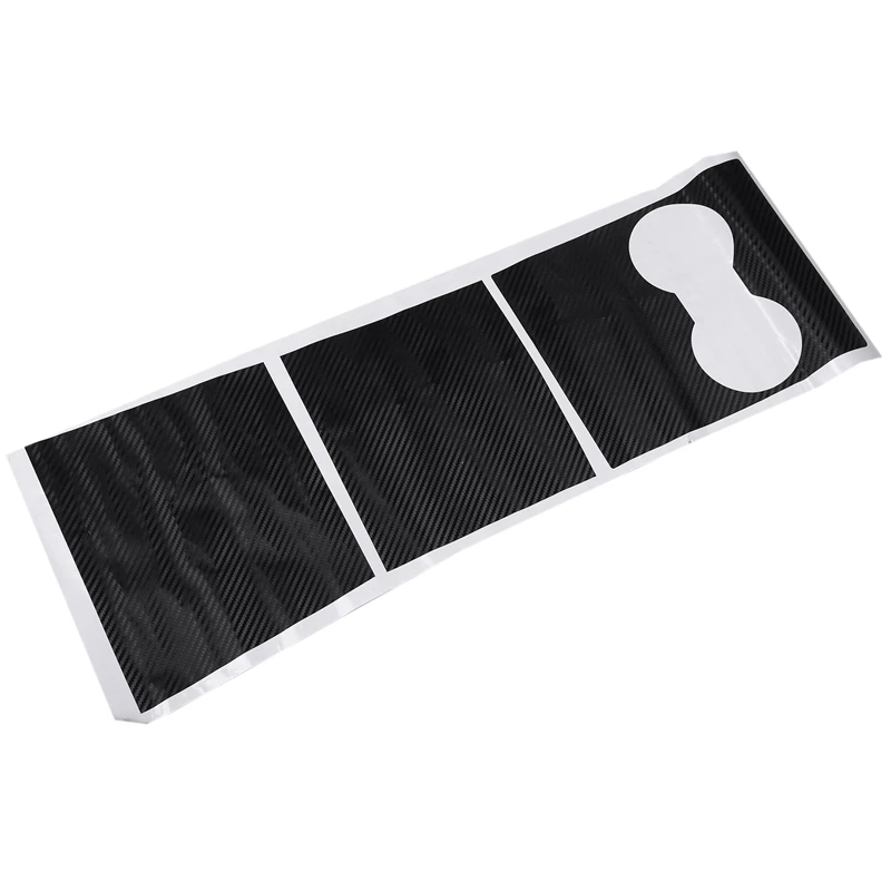 

Center Console Wrap Kit Carbon Firber Sticker Protector for Tesla Model 3 - Matte Black