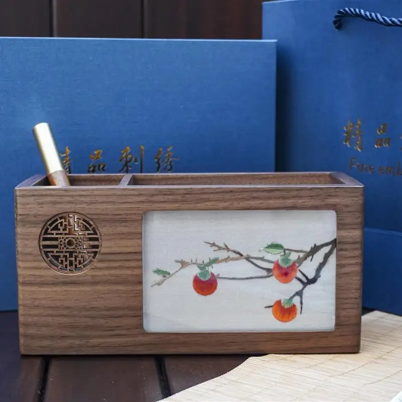 Двусторонняя вышивка креативный корпоративный подарок в китайском стиле