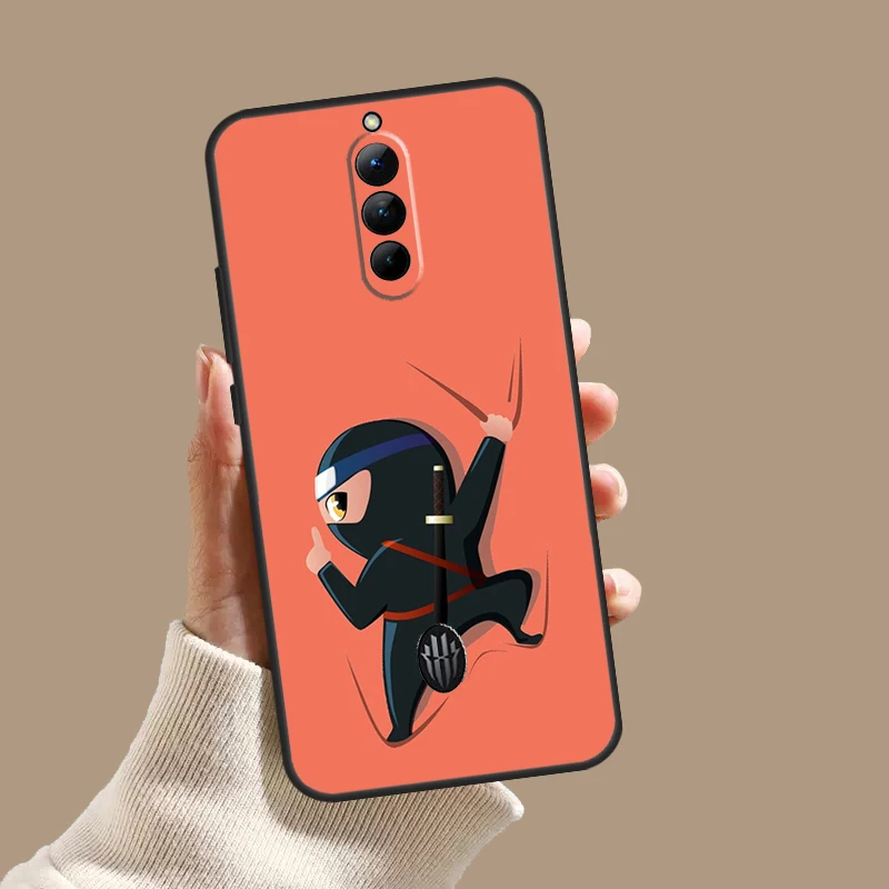 Чехол для телефона с японским Самураем ниндзя воином лампой ZTE Nubia Red Magic 9 8 8S Pro Plus