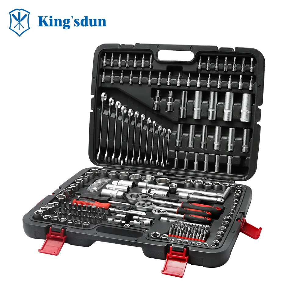 

215 Pcs Mechanic Toolkits Socket Set Tools For Car Wrench