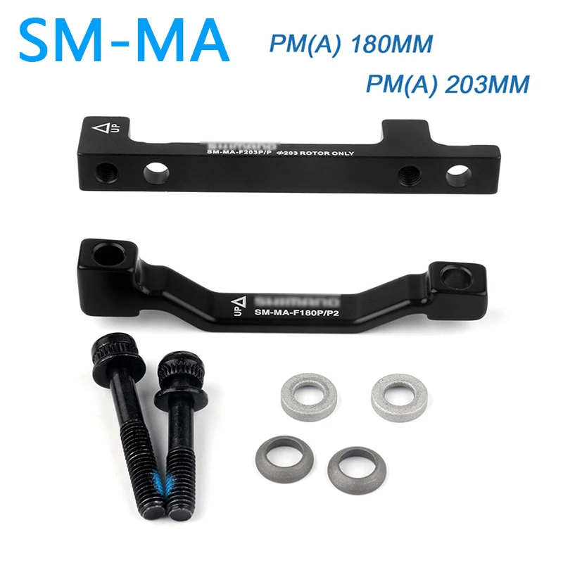 

PM Bike Disc Brake Rotor Adapter Original SM-MA Bicycle Brake Disc Post Mount 180mm 203mm Bicycle Brakes Caliper Adapter