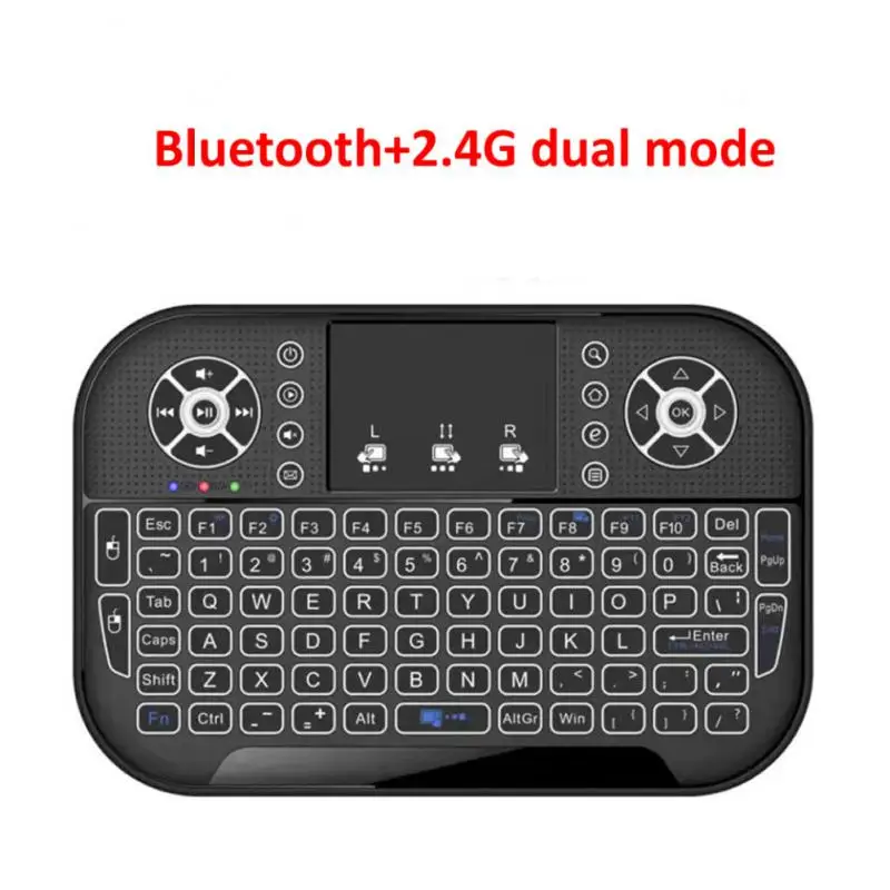 

A8 Mini Wireless Keyboard 2.4G Dual Mode 7 Colors Backlight Handheld Fingerboard Backlit Mouse Remote Control For Android TV