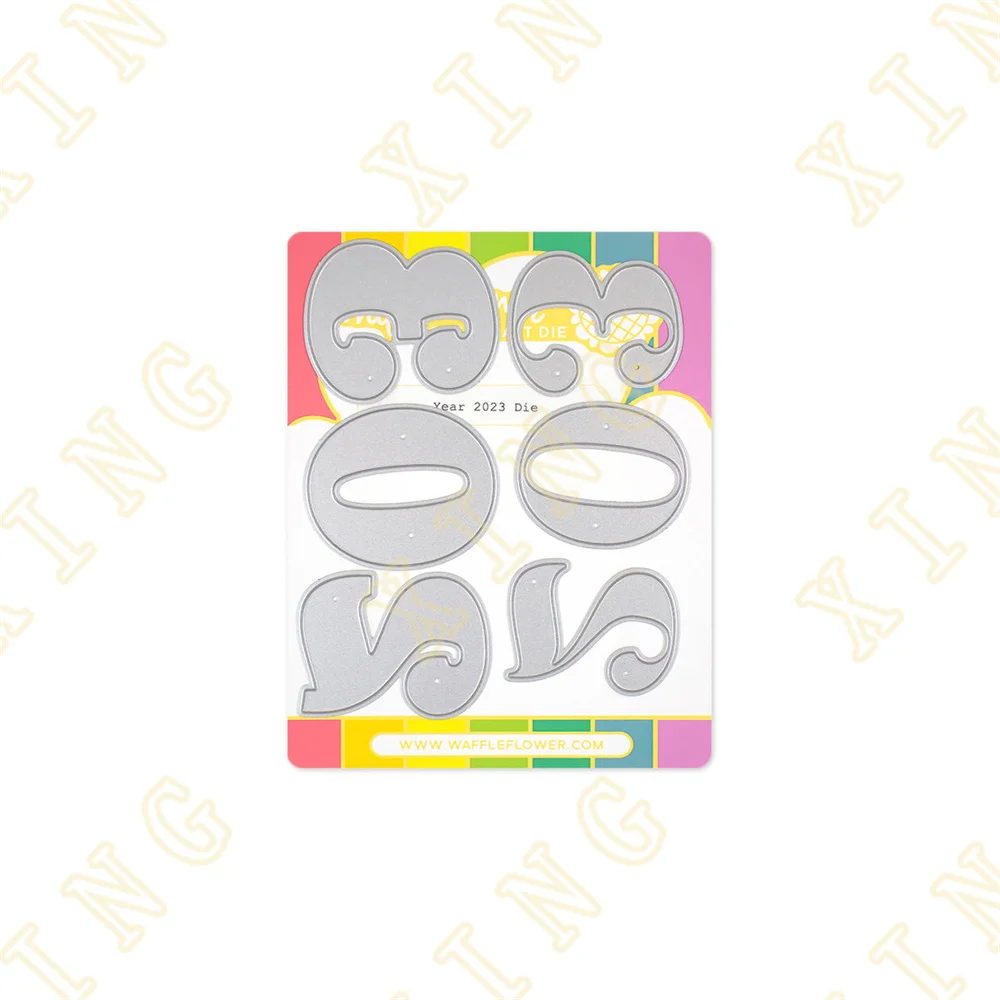 

Newest Year 2023 Metal Cutting Dies for Diy Scrapbooking Crafts Dies Cut Stencils Maker Photo Album Template Handmade Decoration