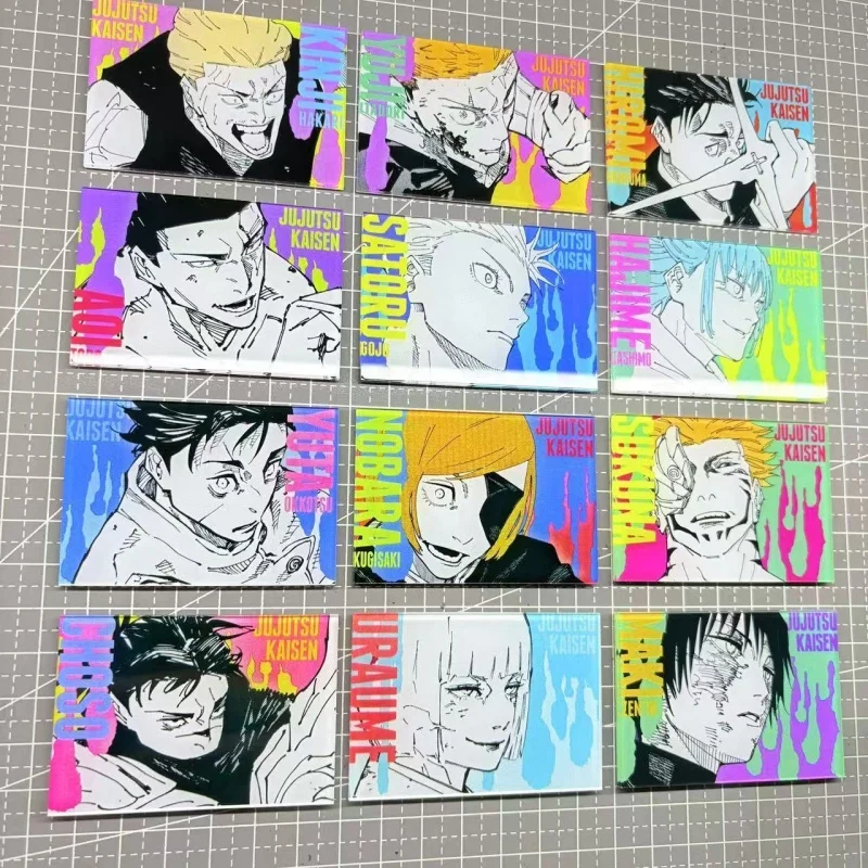 Фото Магниты на холодильник Jujutsu Kaisen с изображением персонажей, коллекционные украшения для холодильника, идеальный подарок для энтузиастов №1