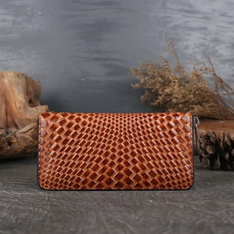 New Fashion Wallet Women Casual Leather Purse Plaid Zipper Long Clutch Coin Credit/ID Card Holde Money Bag Ladies Gril Gift