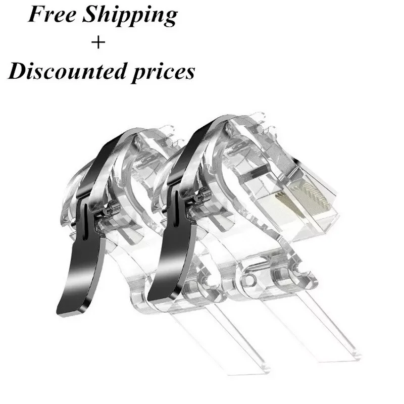 

PUBG Controller Game Gamepad Joystick Metal L1R1 Free Fire Shooting Key Aim Key Button Trigger for IPhone X Phone