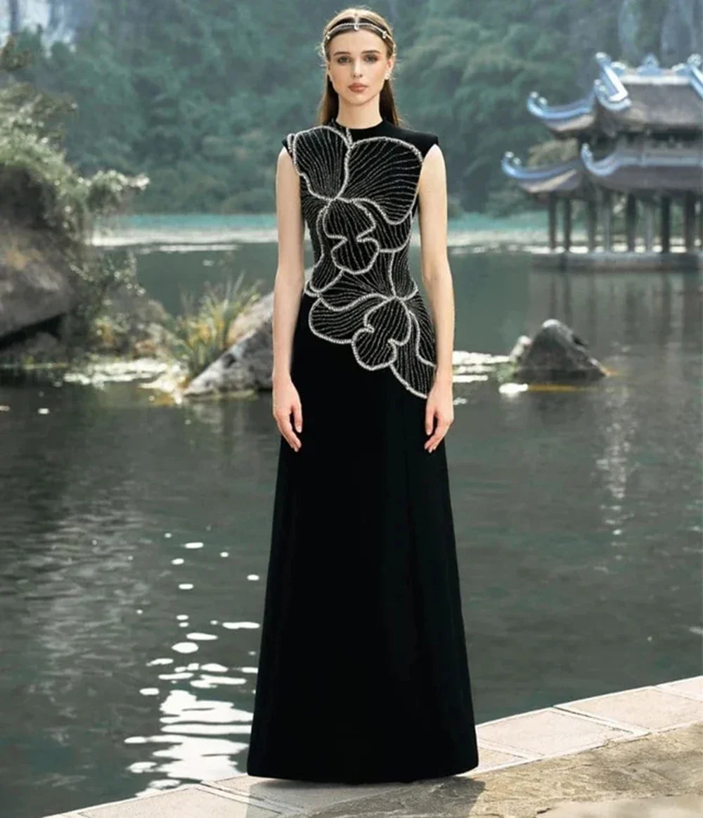 2024 новое летнее женское длинное бандажное платье трапециевидной формы без