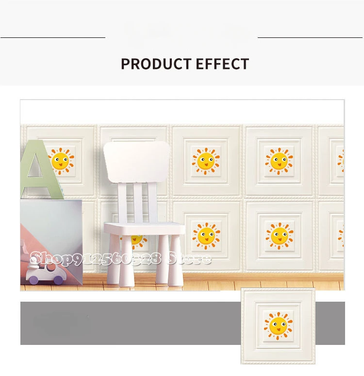 Самоклеящиеся 3d Трехмерные настенные наклейки декоративные мягкие Настенные