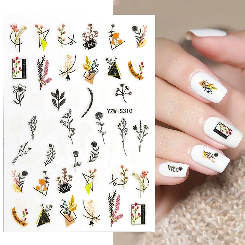 

1 шт., наклейки для дизайна ногтей