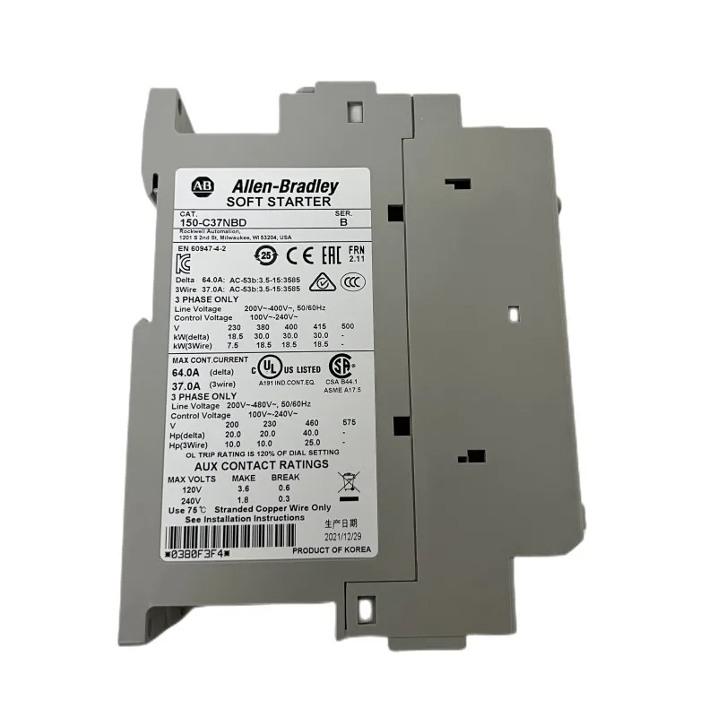 Новый оригинальный мягкий стартер Allen- Bradley 150-C37NBD