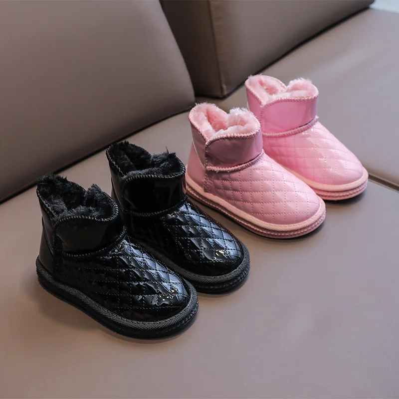 

Fashion Children Casual Shoes Baby Boys Girls Snow Boots Kids Running Shoes Brand Shiny Sport Shoes Child Shelle Sneakers