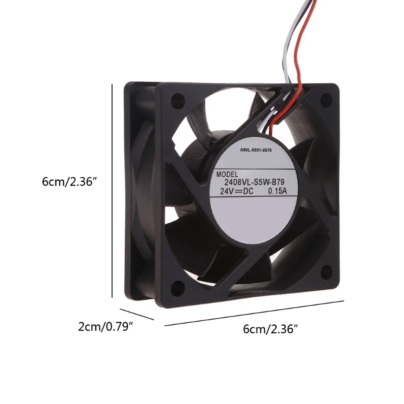 A90L-0001-0576 2408VL-S5W-B79 Специальный вентилятор 6 см для системы FANUC 24 В 0 15 А 6020