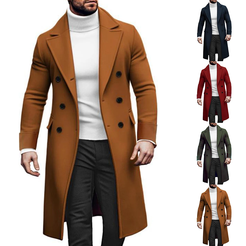 Двубортная куртка Двубортный плащ для повседневной одежды Осенняя одежда