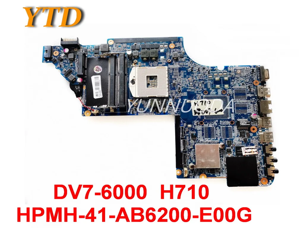 Original for HP  DV7-6000 laptop motherboard DV7-6000  H710   HPMH-41-AB6200-E00G tested good free shipping