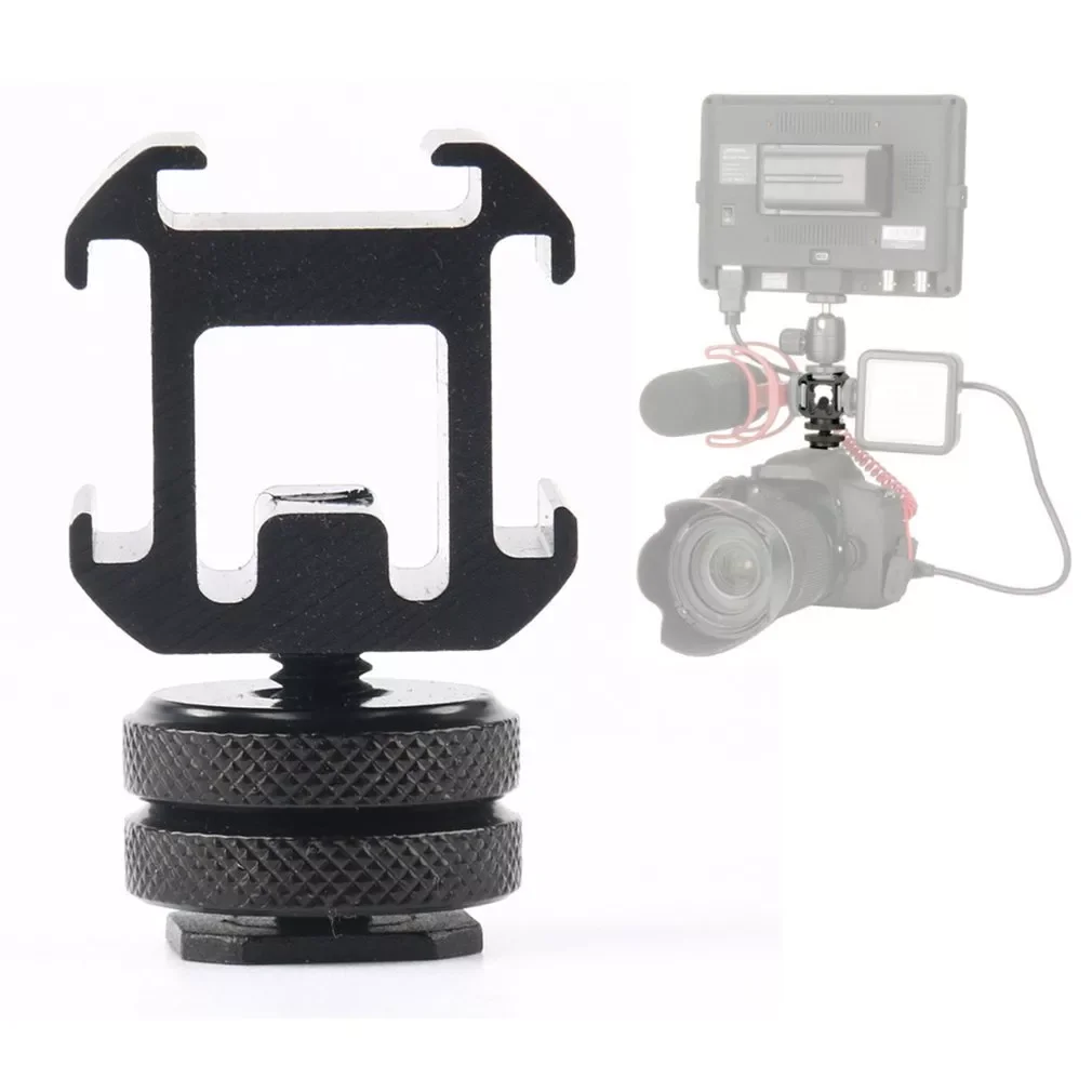 

1/4" 3/8" Thread Rapid Adapter Convert Mount Bracket for Light Stand Speedlight