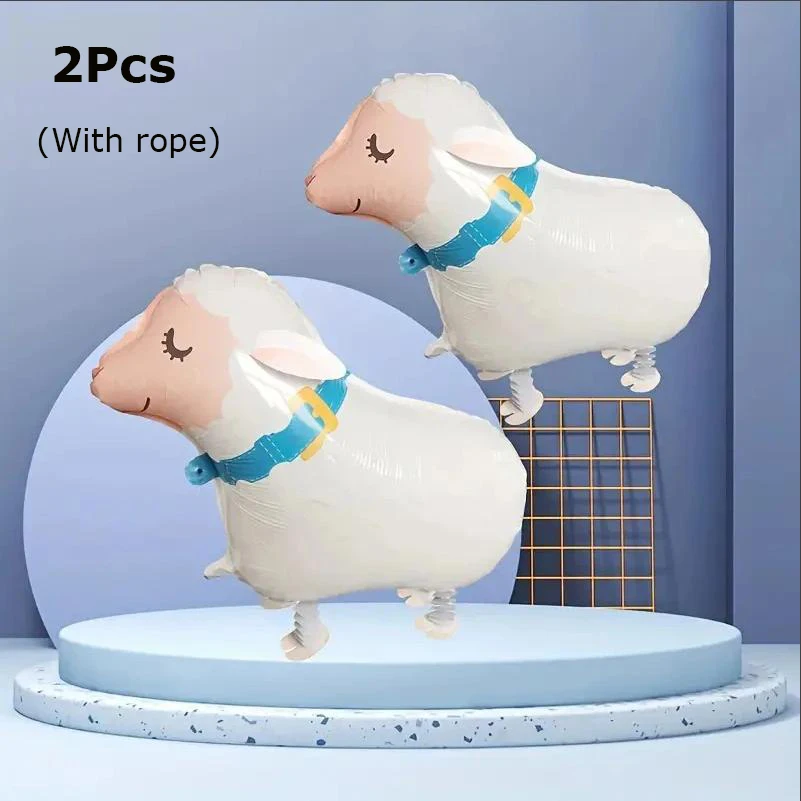 

2 шт. воздушные шары-ягнята из фольги