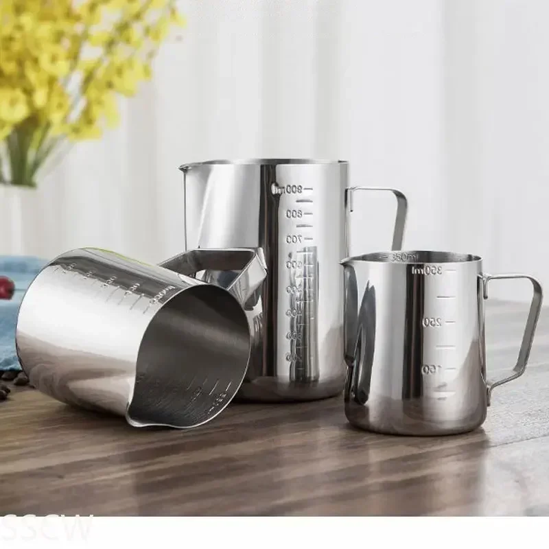 Кофе из нержавеющей стали 350/600/1000 мл горшок с цветком кувшин для молока