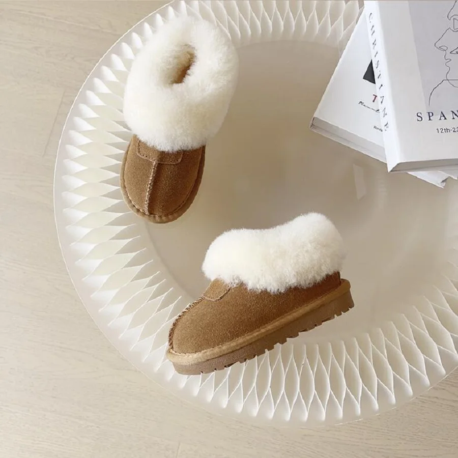 Зимние детские зимние ботинки мужские женские плюшевые утепленные теплые